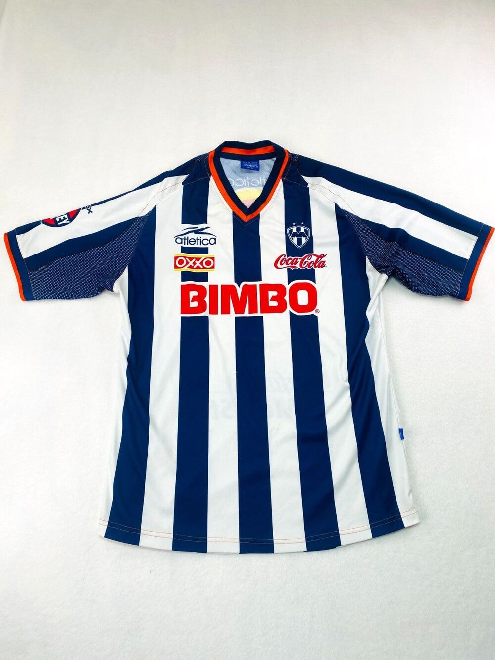 Vintage Rayados Monterrey Soccer Atletica 2002-03 Size XG-XL